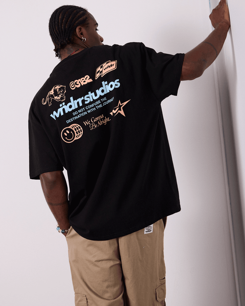 OVERSTEER BOX FIT TEE - BLACK