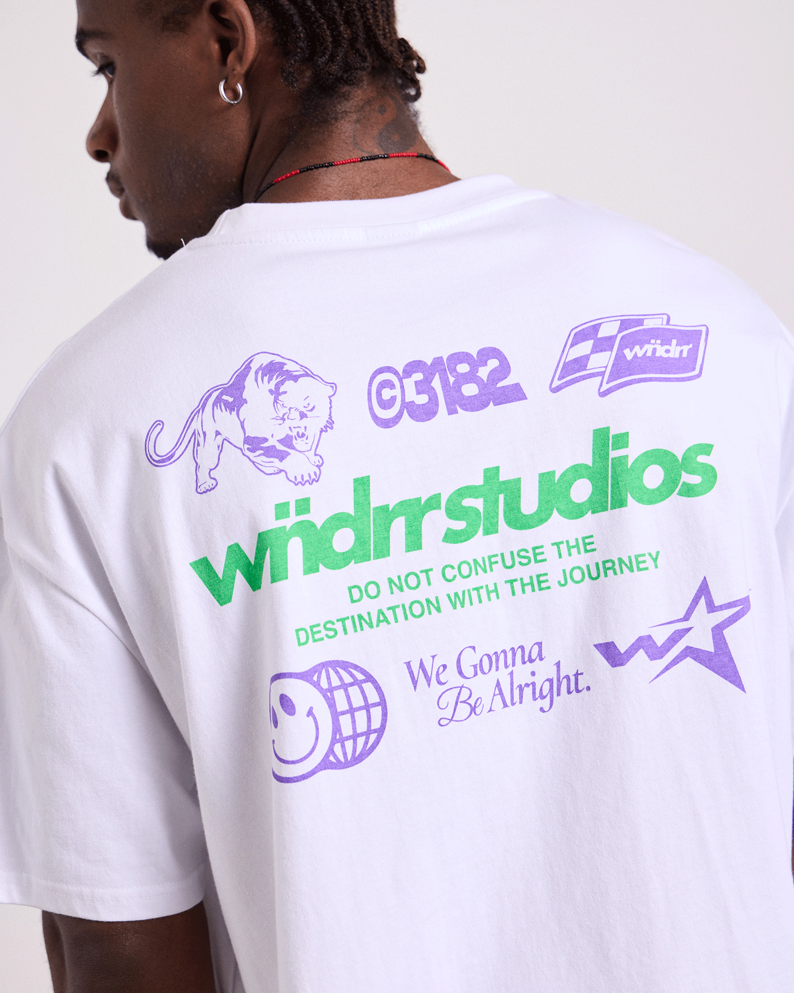 OVERSTEER BOX FIT TEE - WHITE