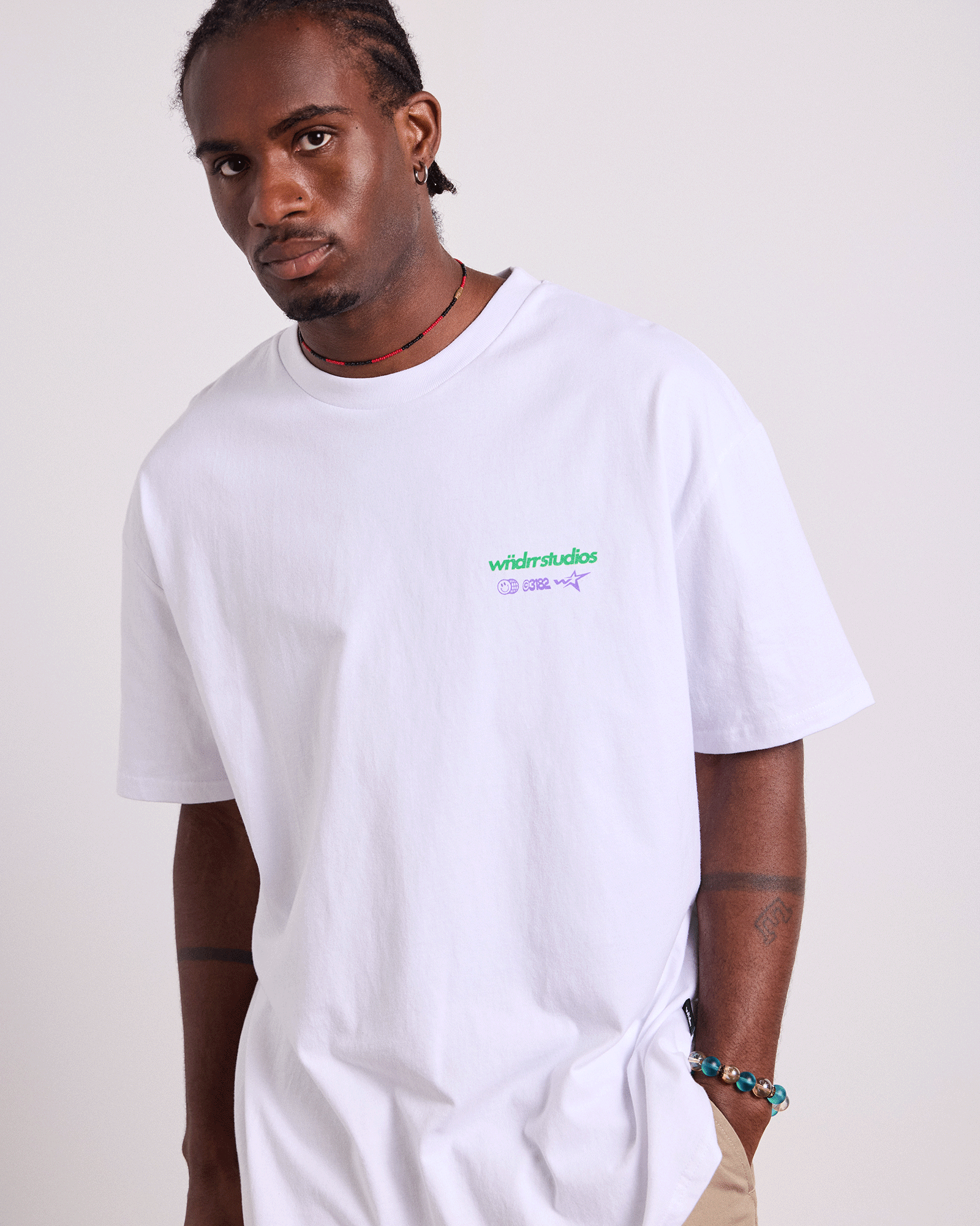 OVERSTEER BOX FIT TEE - WHITE