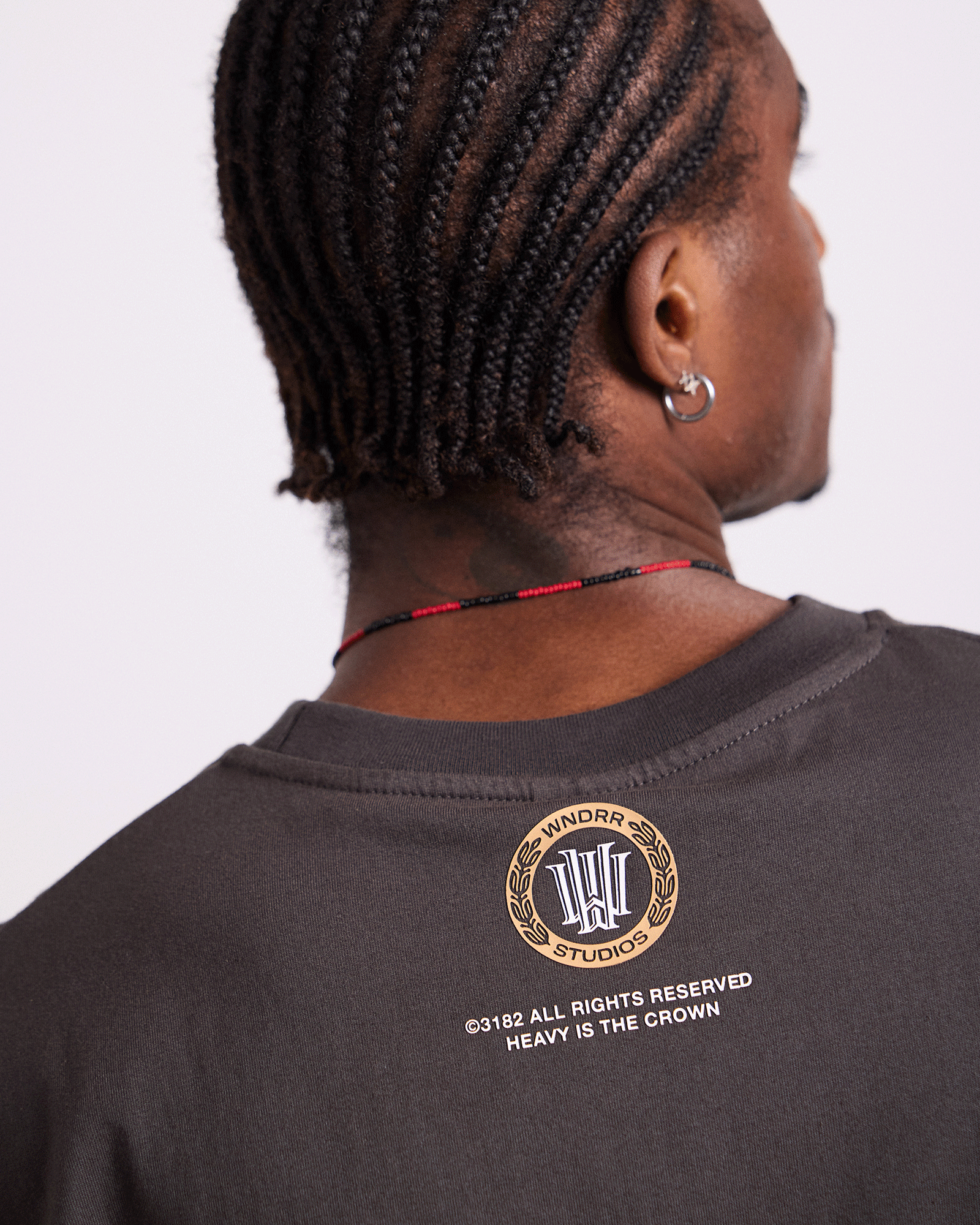 VITA NOVA BOX FIT TEE - FADED BLACK