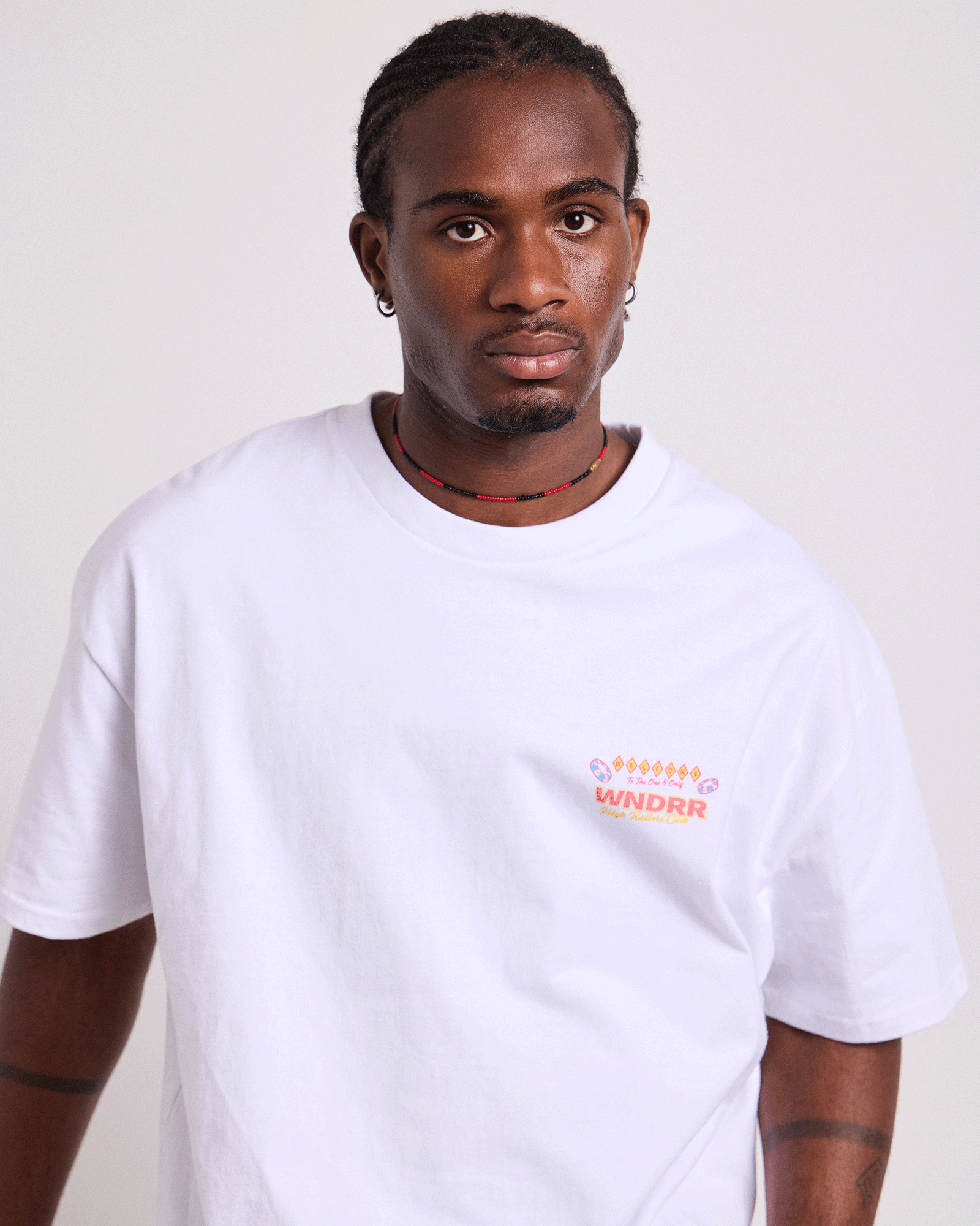 SIN CITY BOX FIT TEE - WHITE