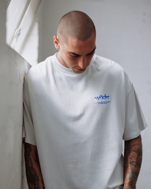 FORGED HEAVY WEIGHT TEE - OYSTER