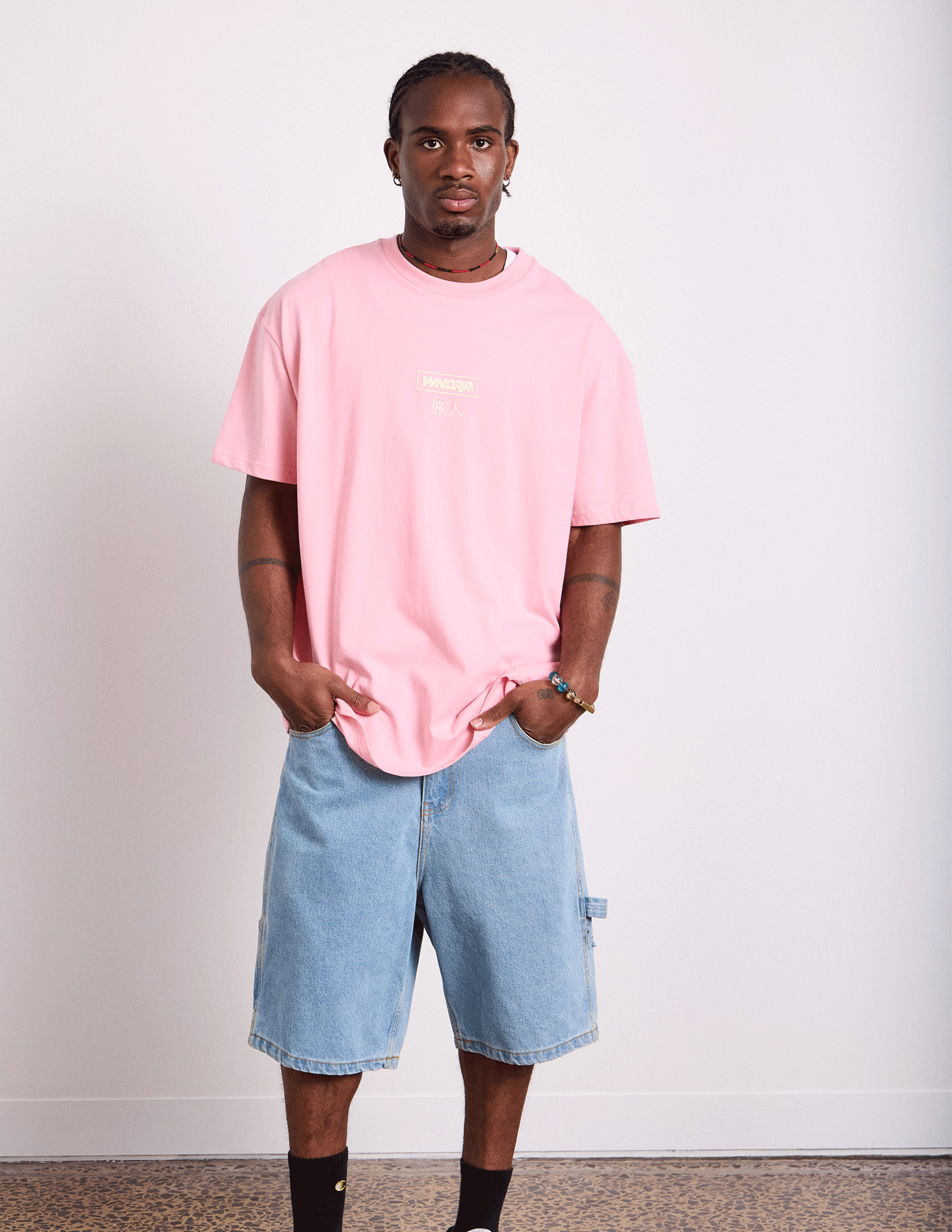 SHODO BOX FIT TEE - PINK