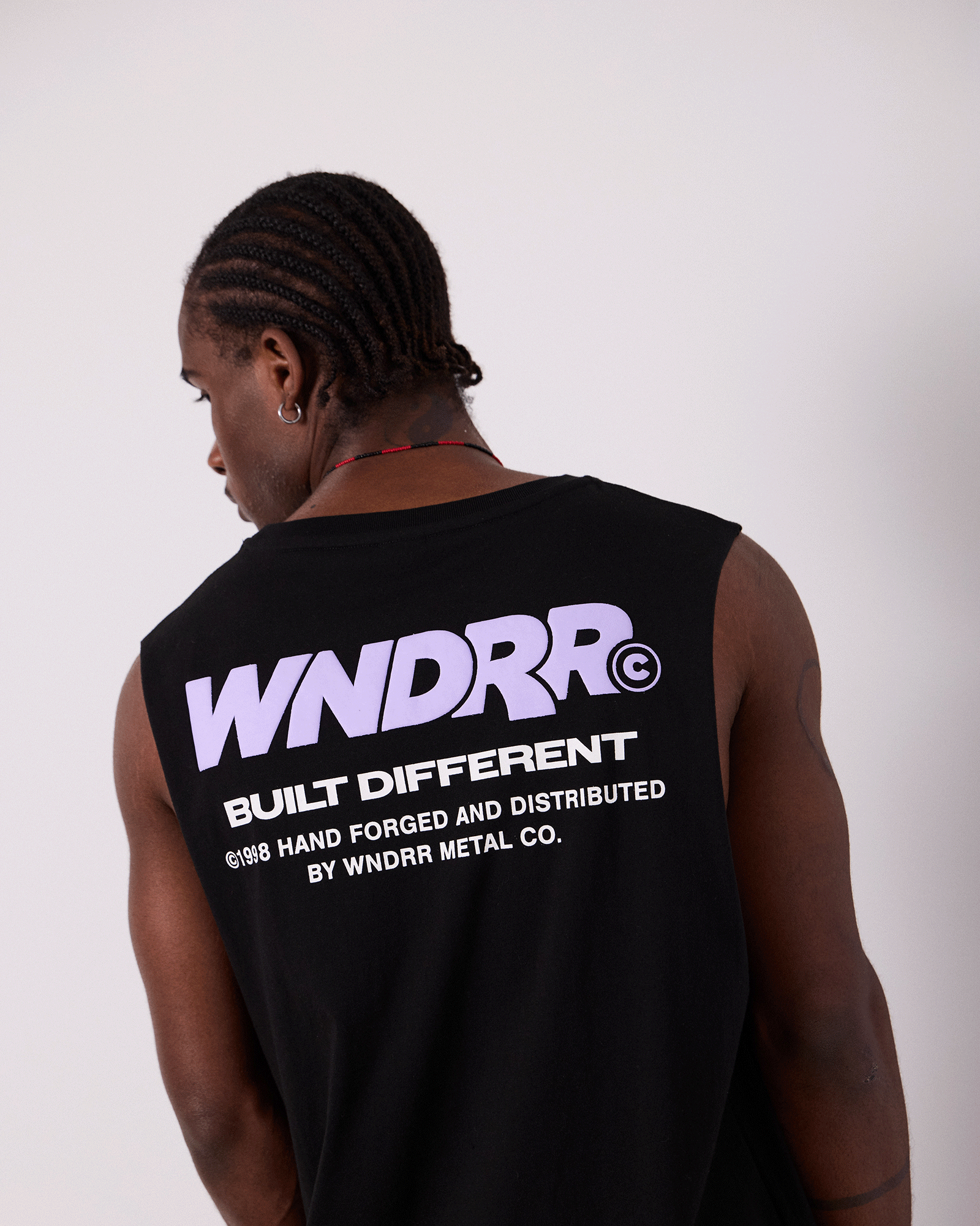 SHODO MUSCLE TOP - BLACK