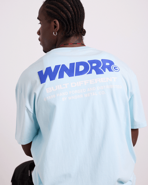 SHODO BOX FIT TEE - BABY BLUE