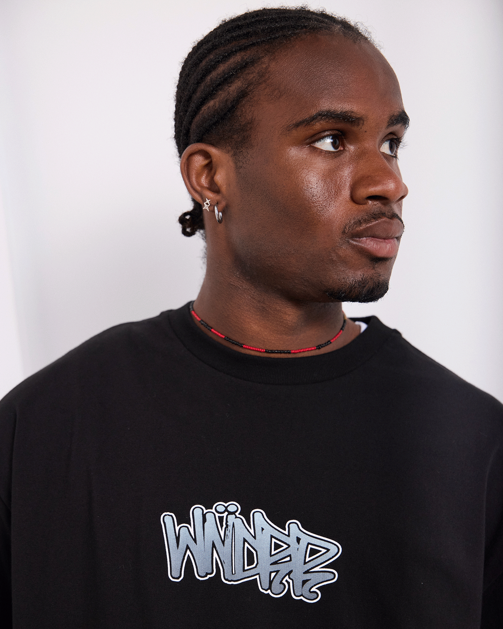 TAG BOX FIT TEE - BLACK