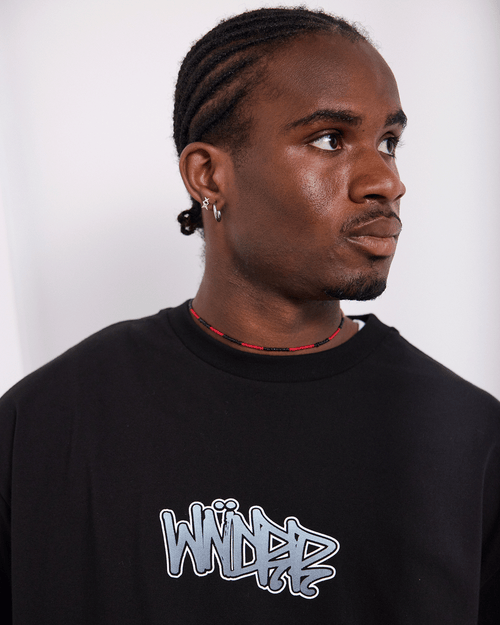 TAG BOX FIT TEE - BLACK