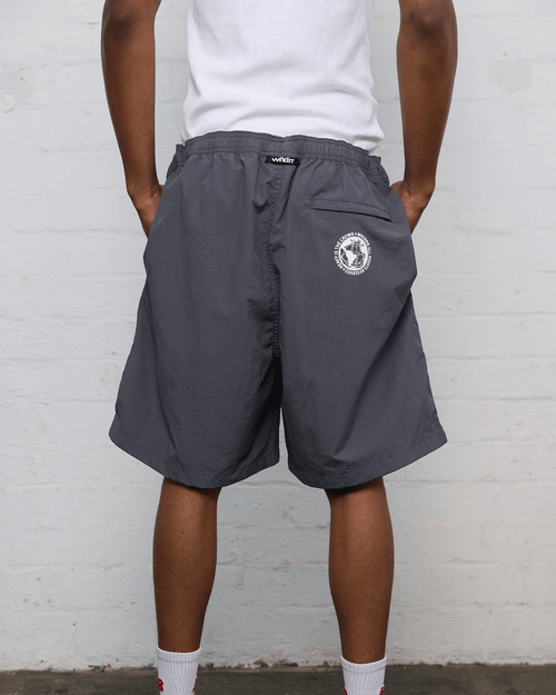 SYNDICATE SWIM SHORT - FADED BLACK