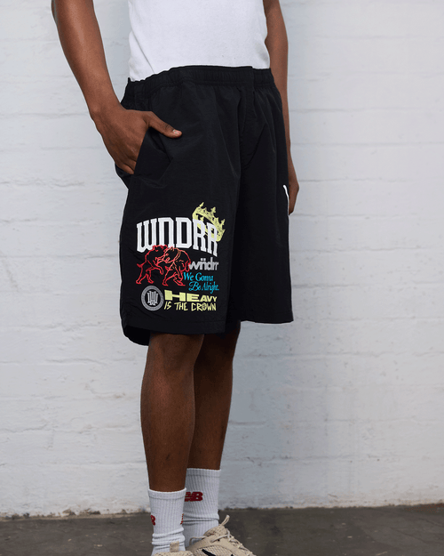 SYNDICATE SWIM SHORT - BLACK