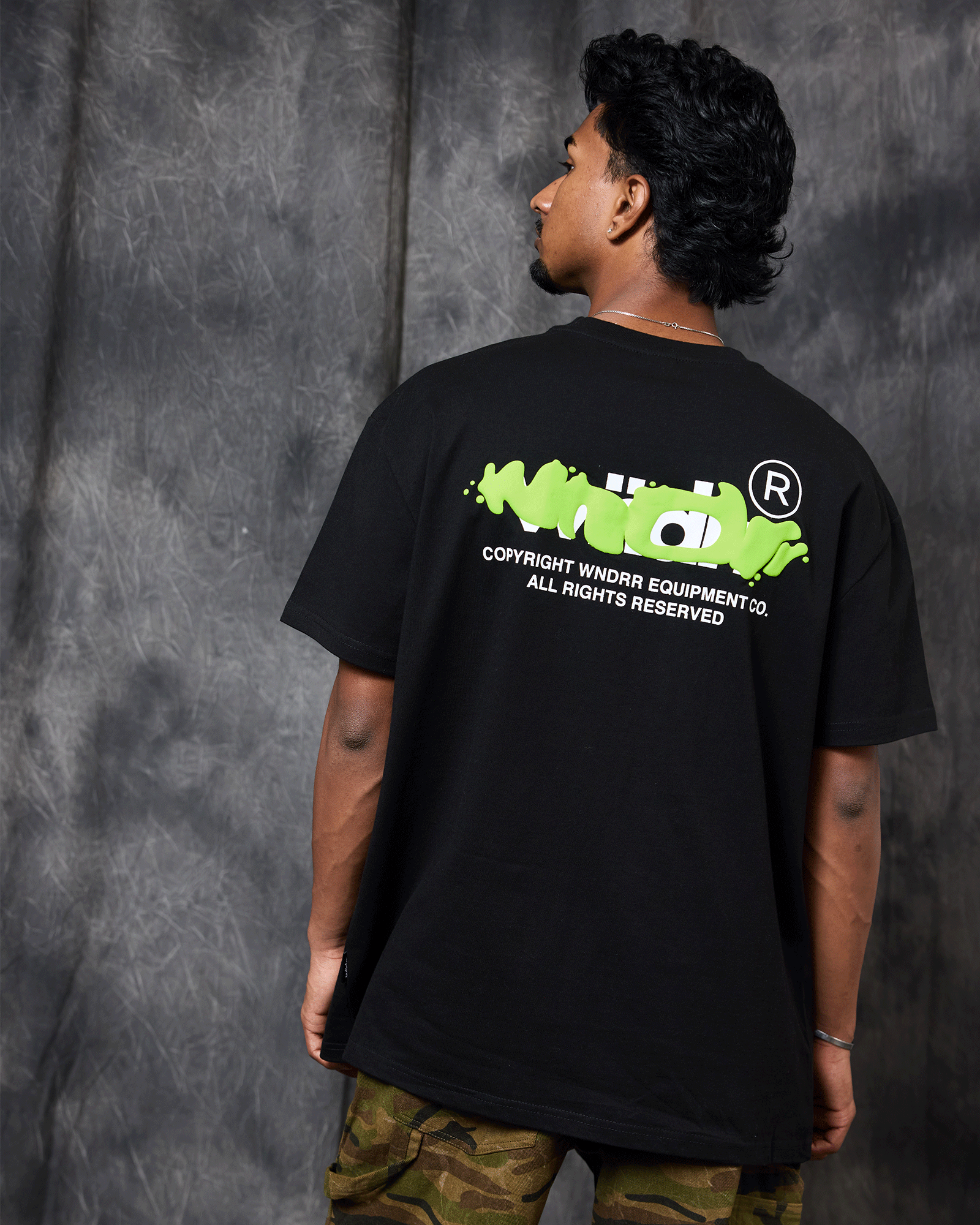 TEST BOX FIT TEE - BLACK