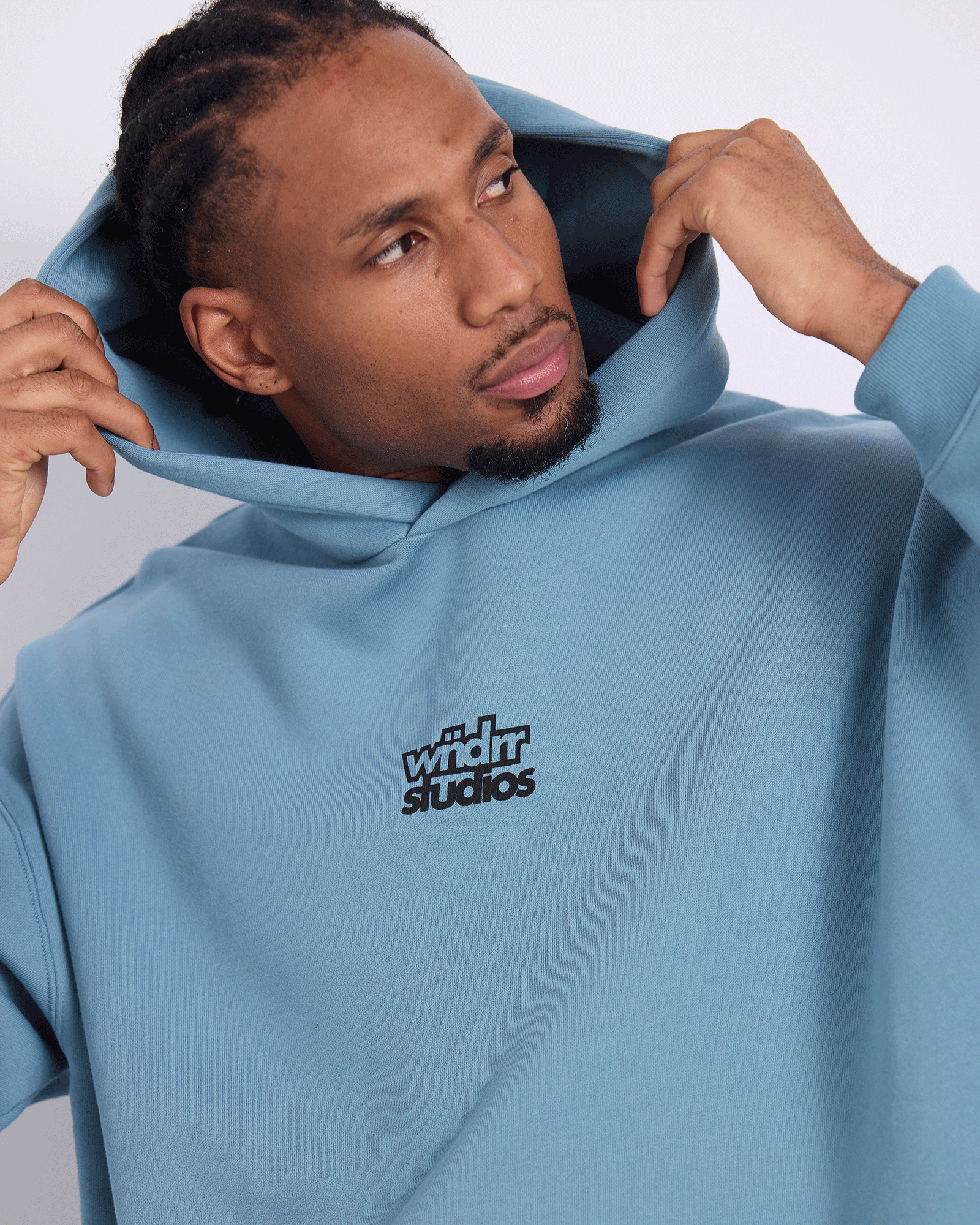 ADVOCATE HOOD SWEAT - DUSK BLUE