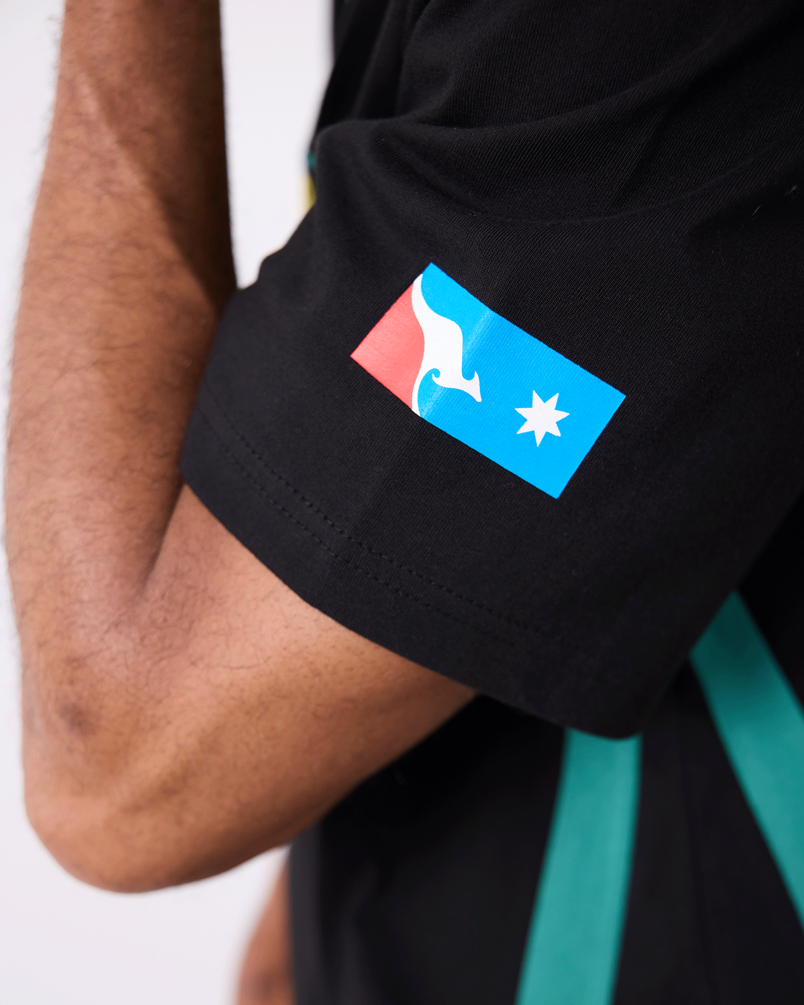 AUSTRALIA WORLD CUP TEE - BLACK/GREEN