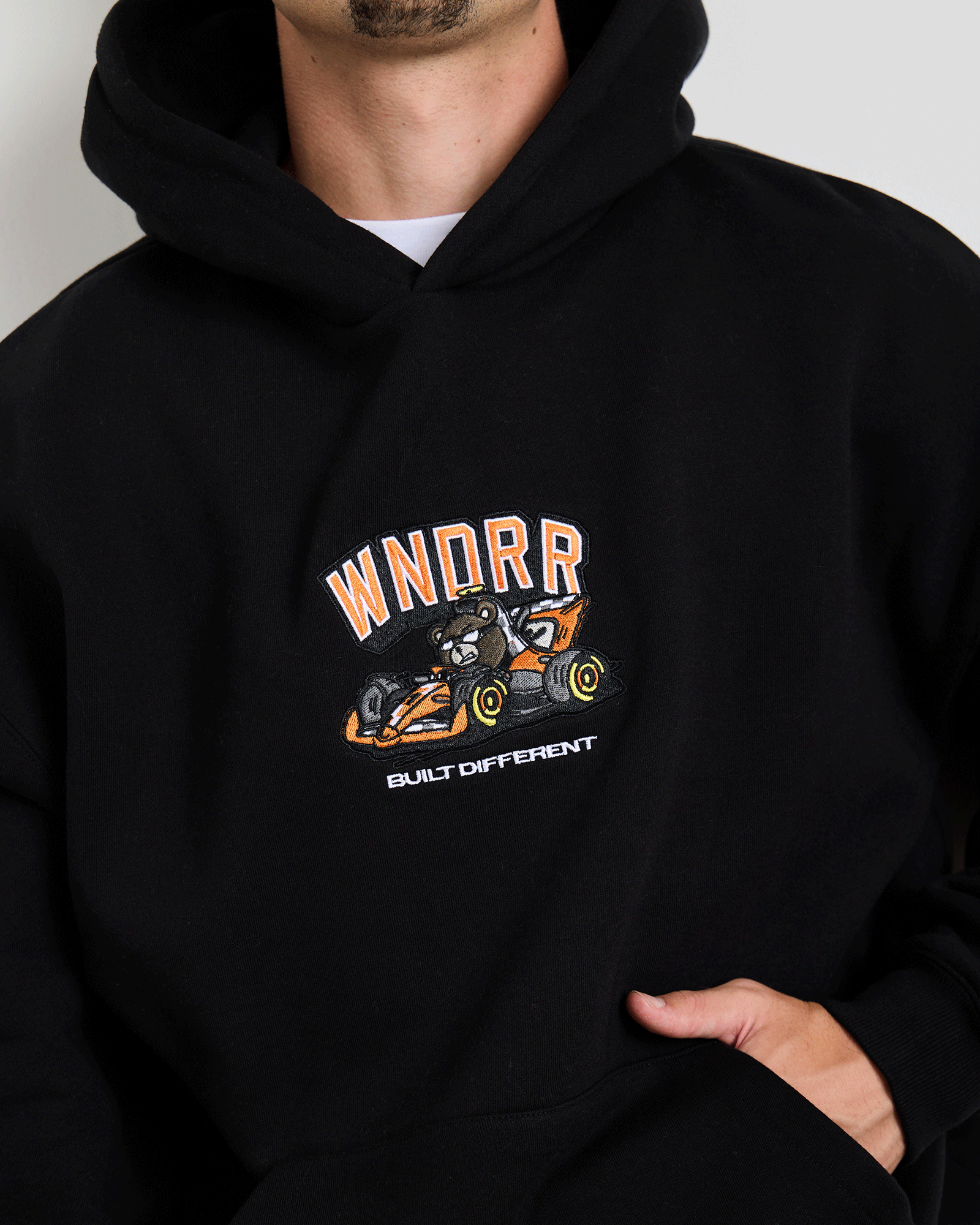 OSCAR HOOD SWEAT - BLACK