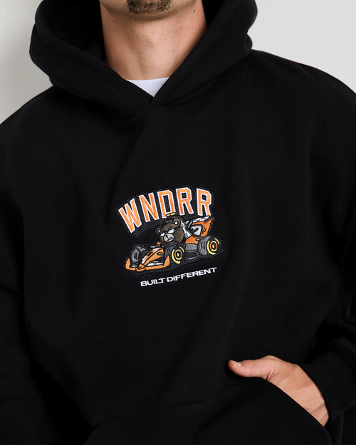 OSCAR HOOD SWEAT - BLACK