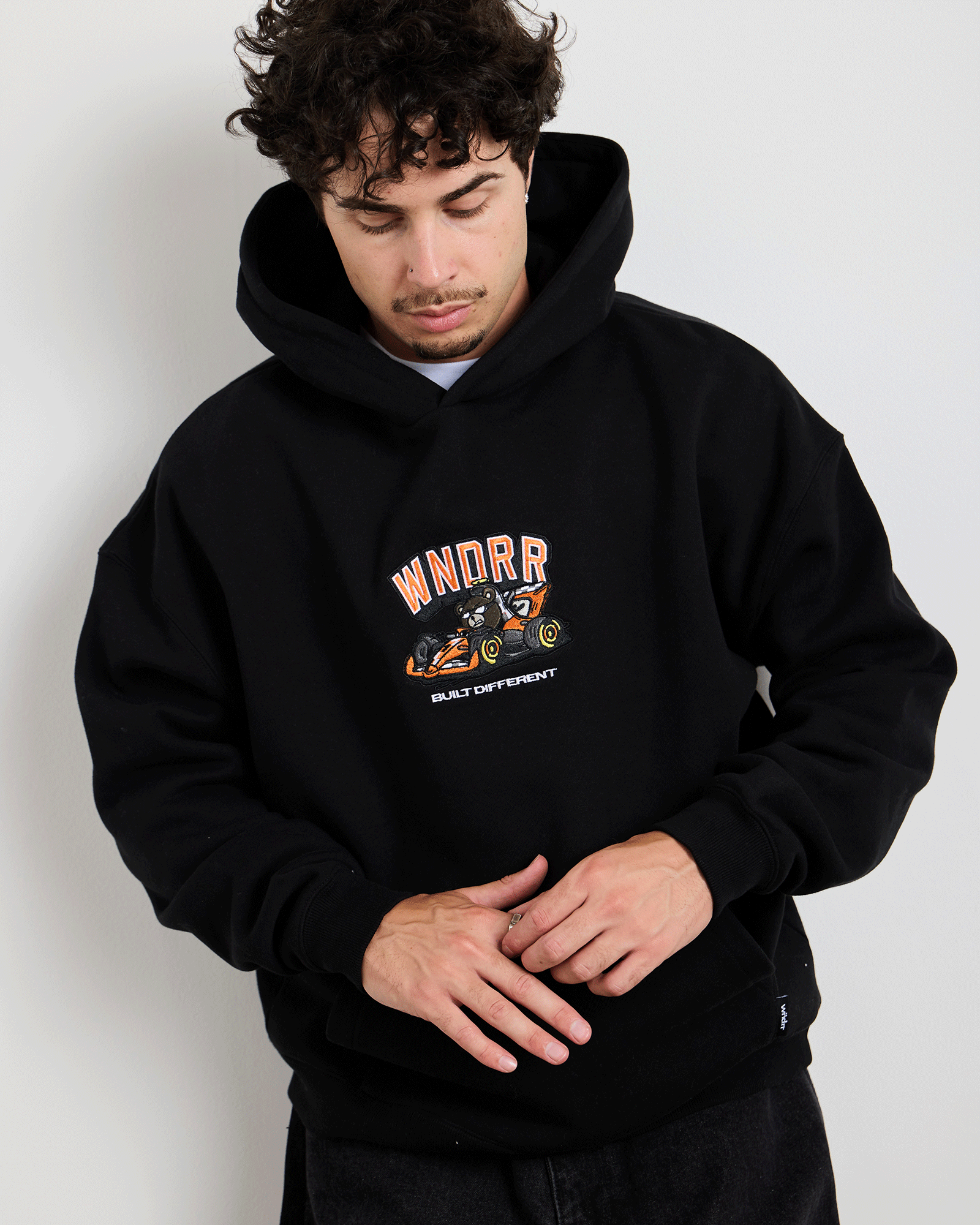OSCAR HOOD SWEAT - BLACK