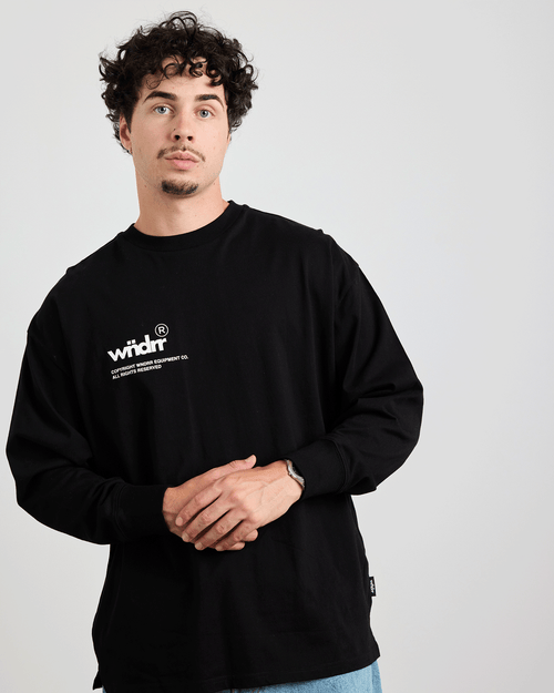 SYNDICATE L/S TEE - BLACK
