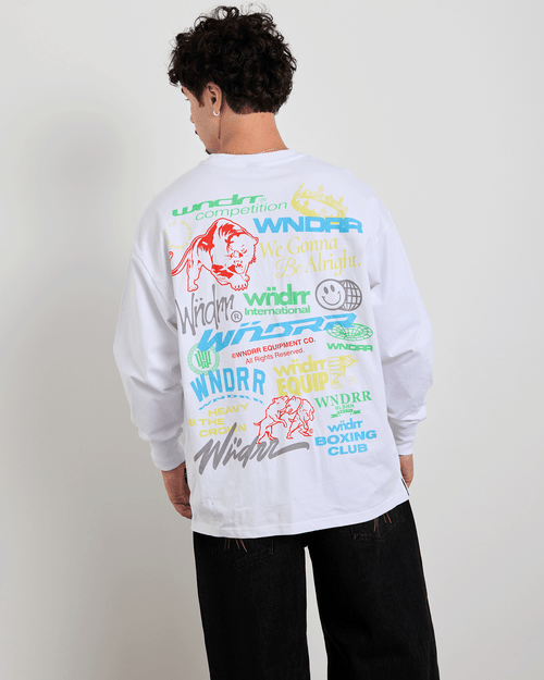 SYNDICATE L/S TEE - WHITE