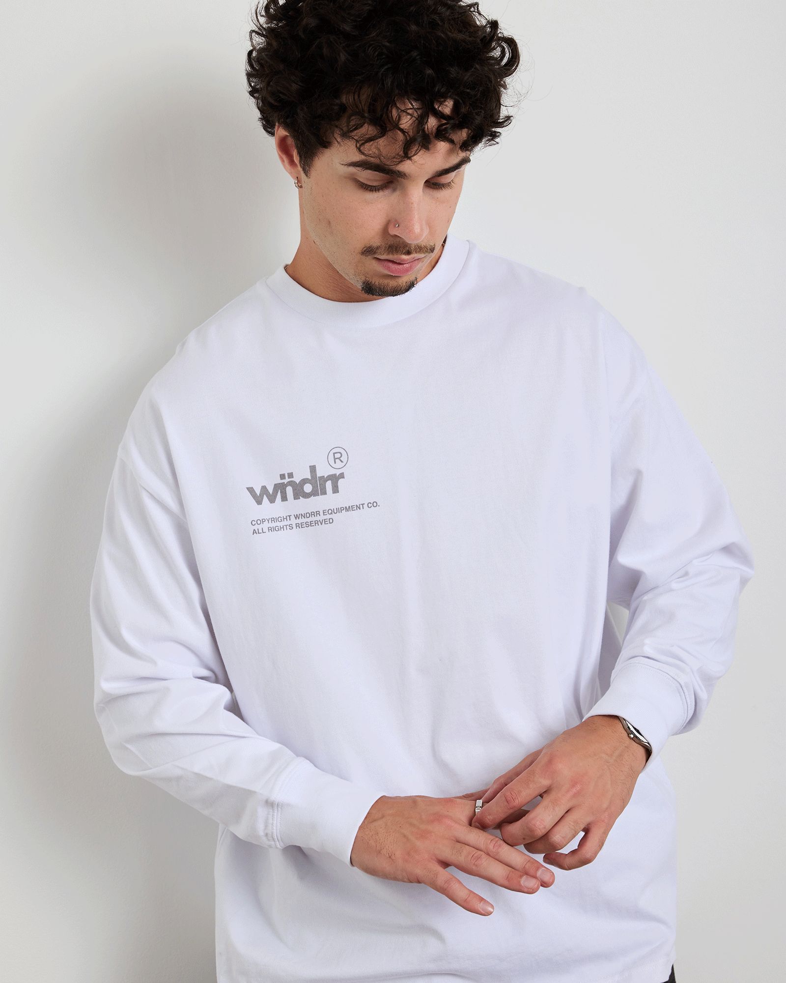 SYNDICATE L/S TEE - WHITE