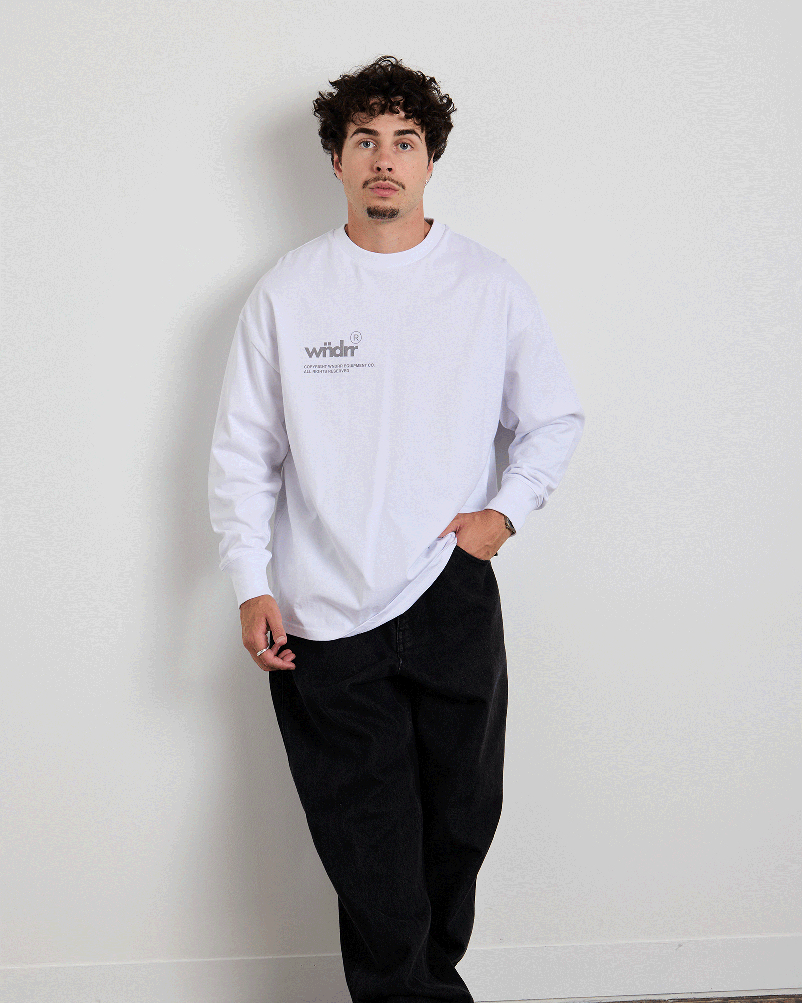 SYNDICATE L/S TEE - WHITE