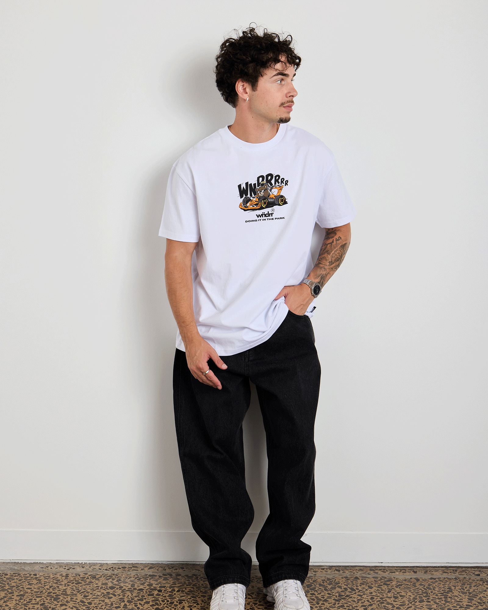 OSCAR BOX FIT TEE - WHITE