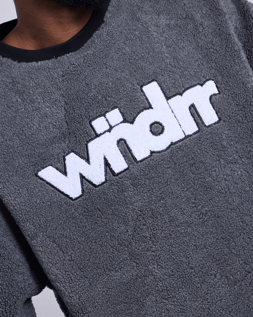 TONE SHERPA PULLOVER - FADED BLACK