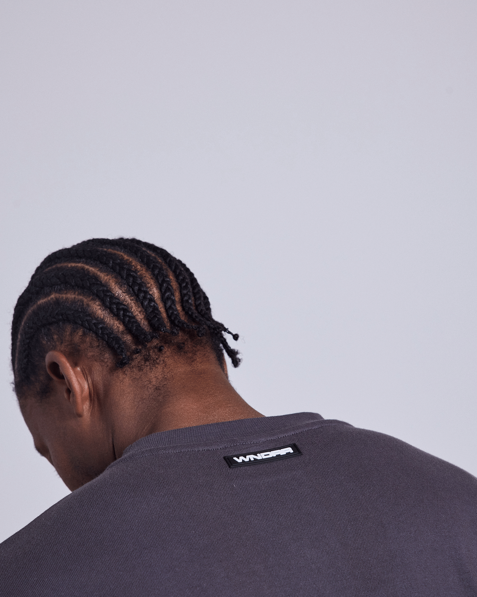 MOTIF LAYERED L/S TEE - CHARCOAL