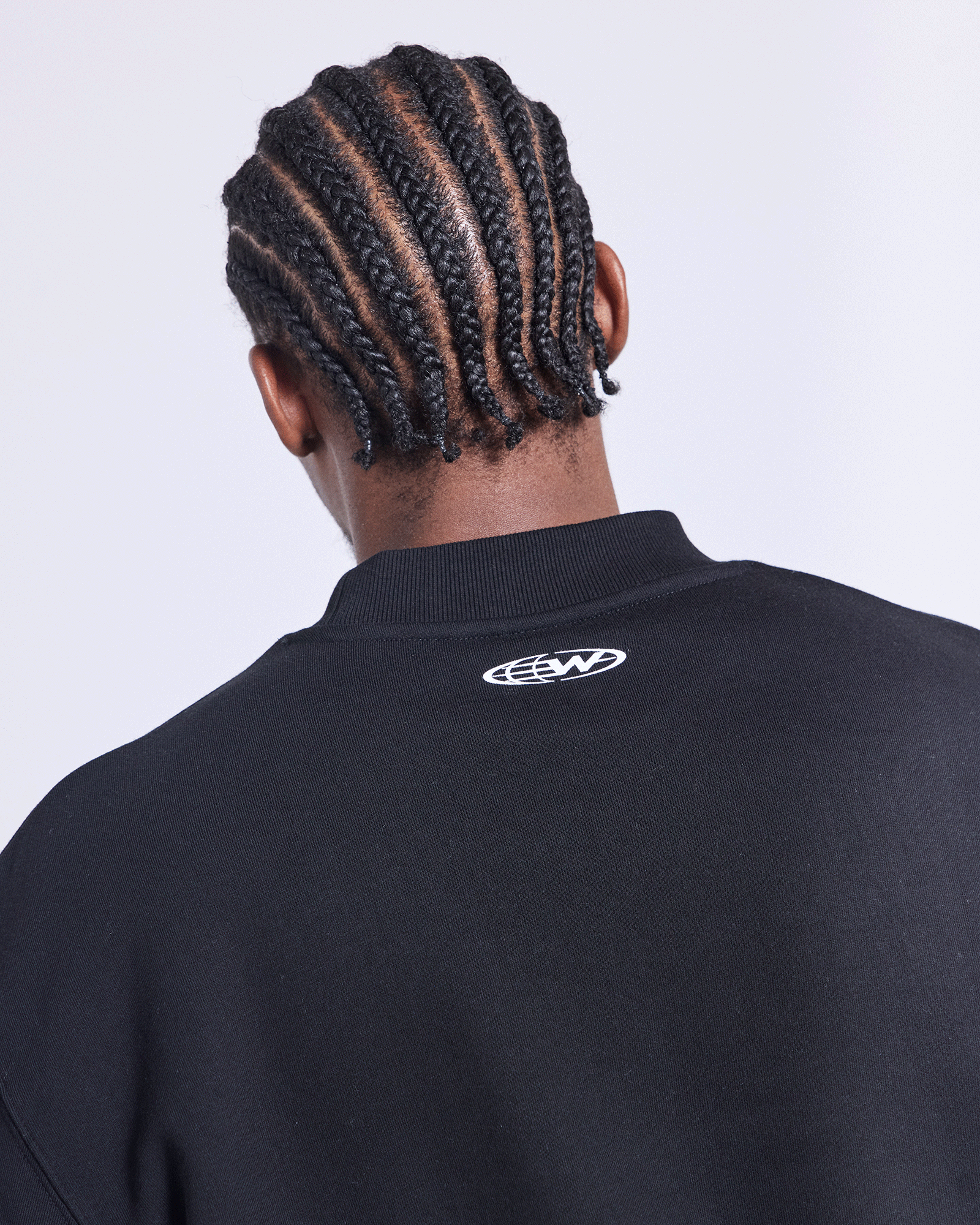 HASHI CREW SWEAT - BLACK
