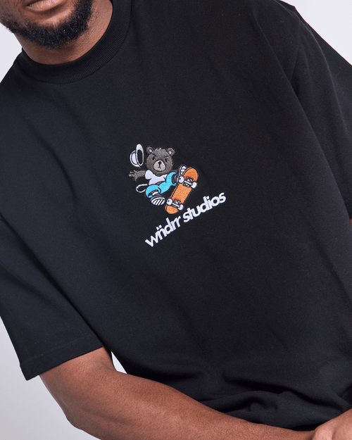 SK8 HEAVY WEIGHT TEE - BLACK