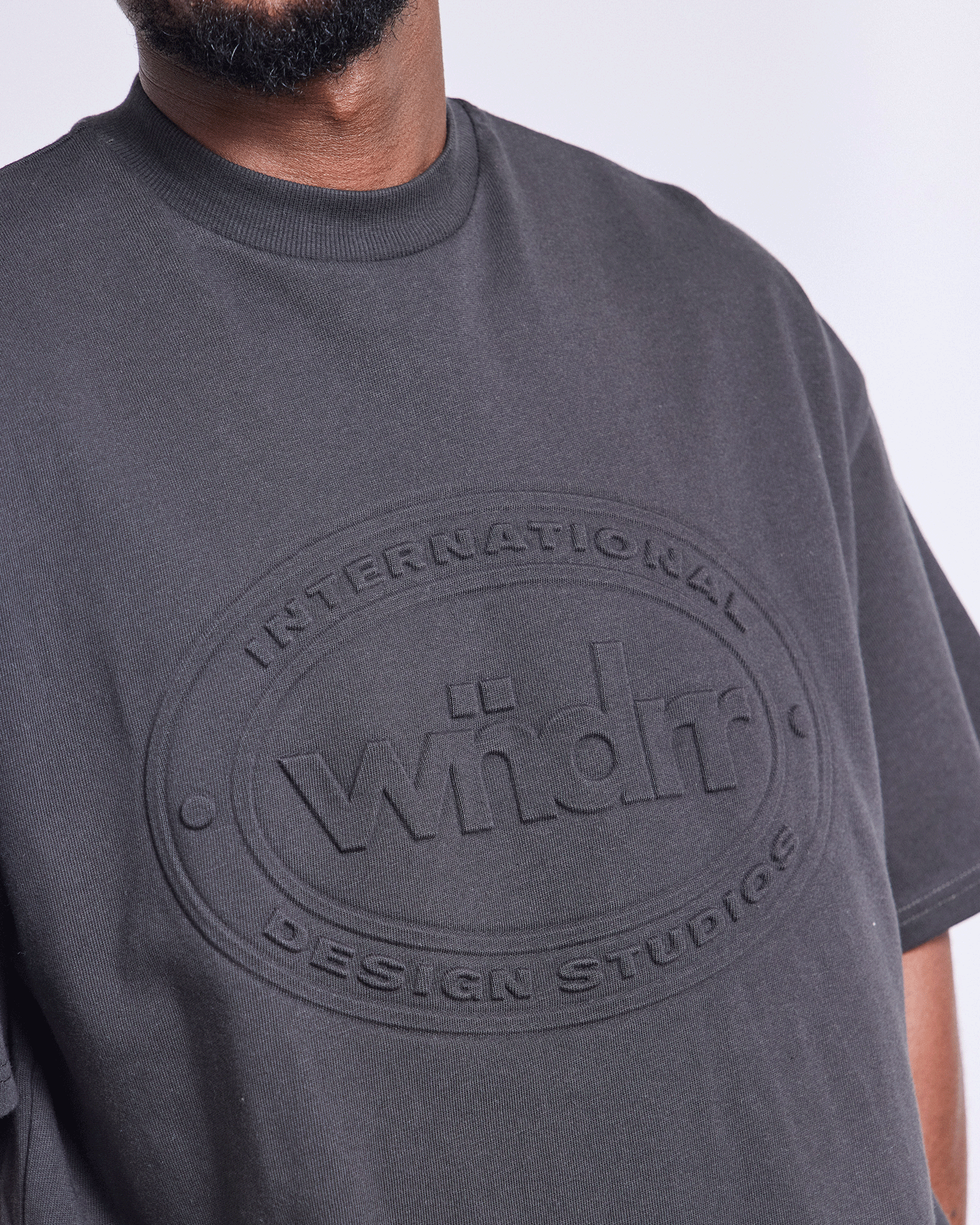 TOKEN HEAVY WEIGHT TEE - FADED BLACK