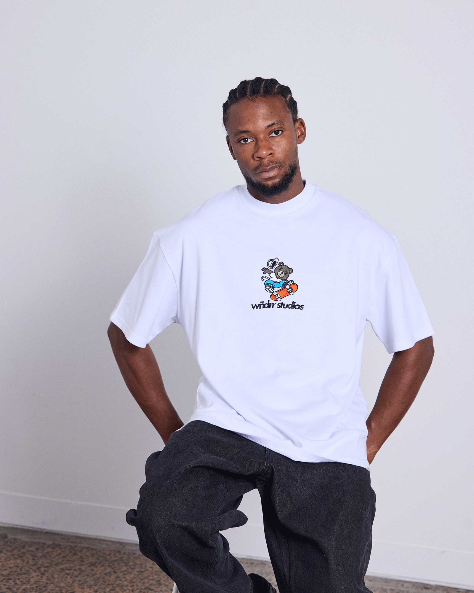 SK8 HEAVY WEIGHT TEE - WHITE