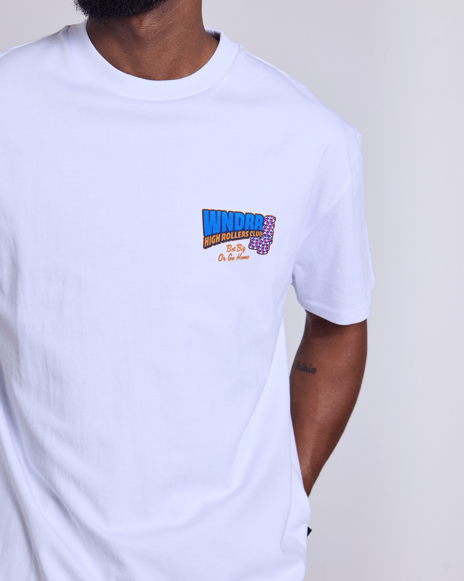 BET BIG BOX FIT TEE - WHITE