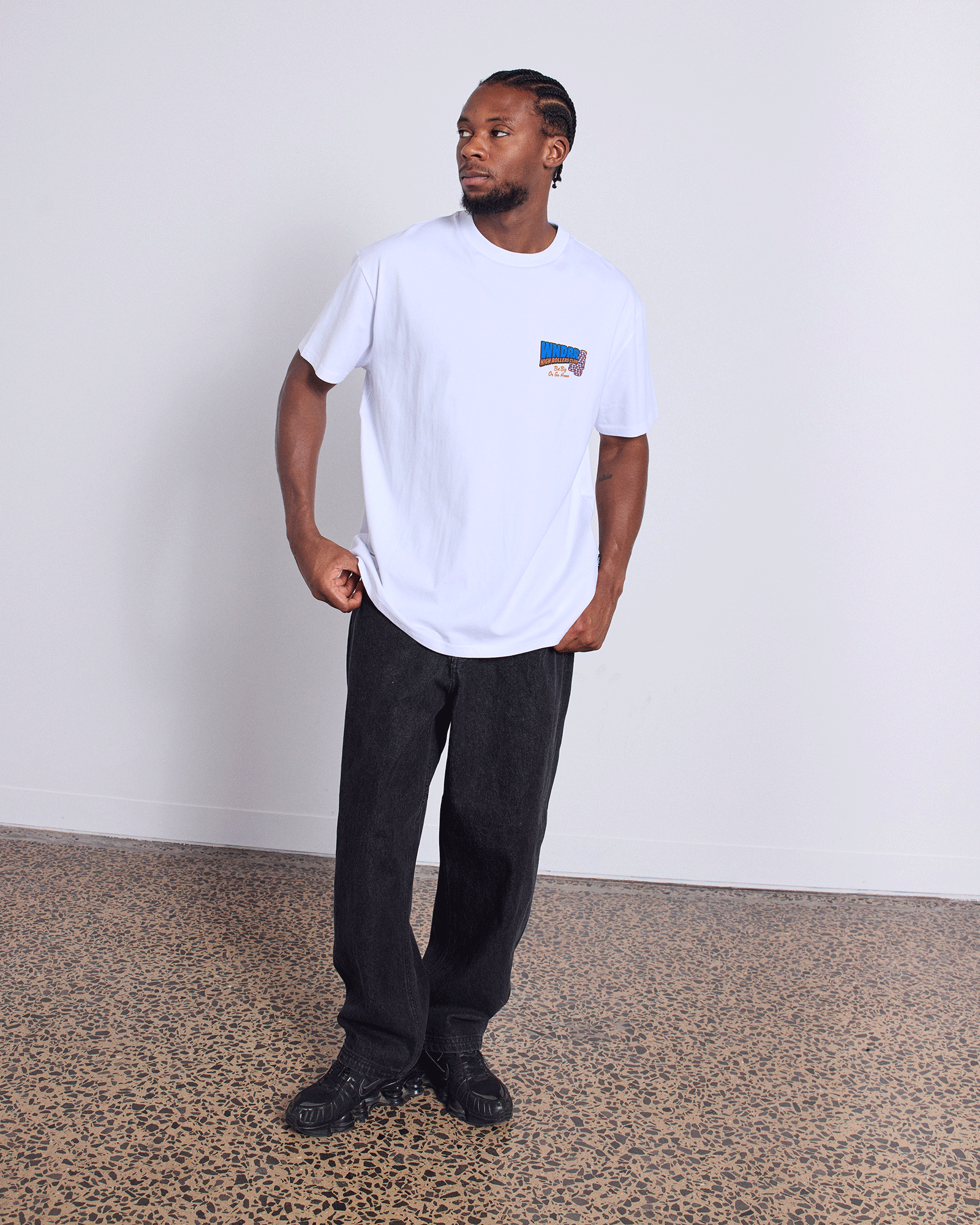 BET BIG BOX FIT TEE - WHITE