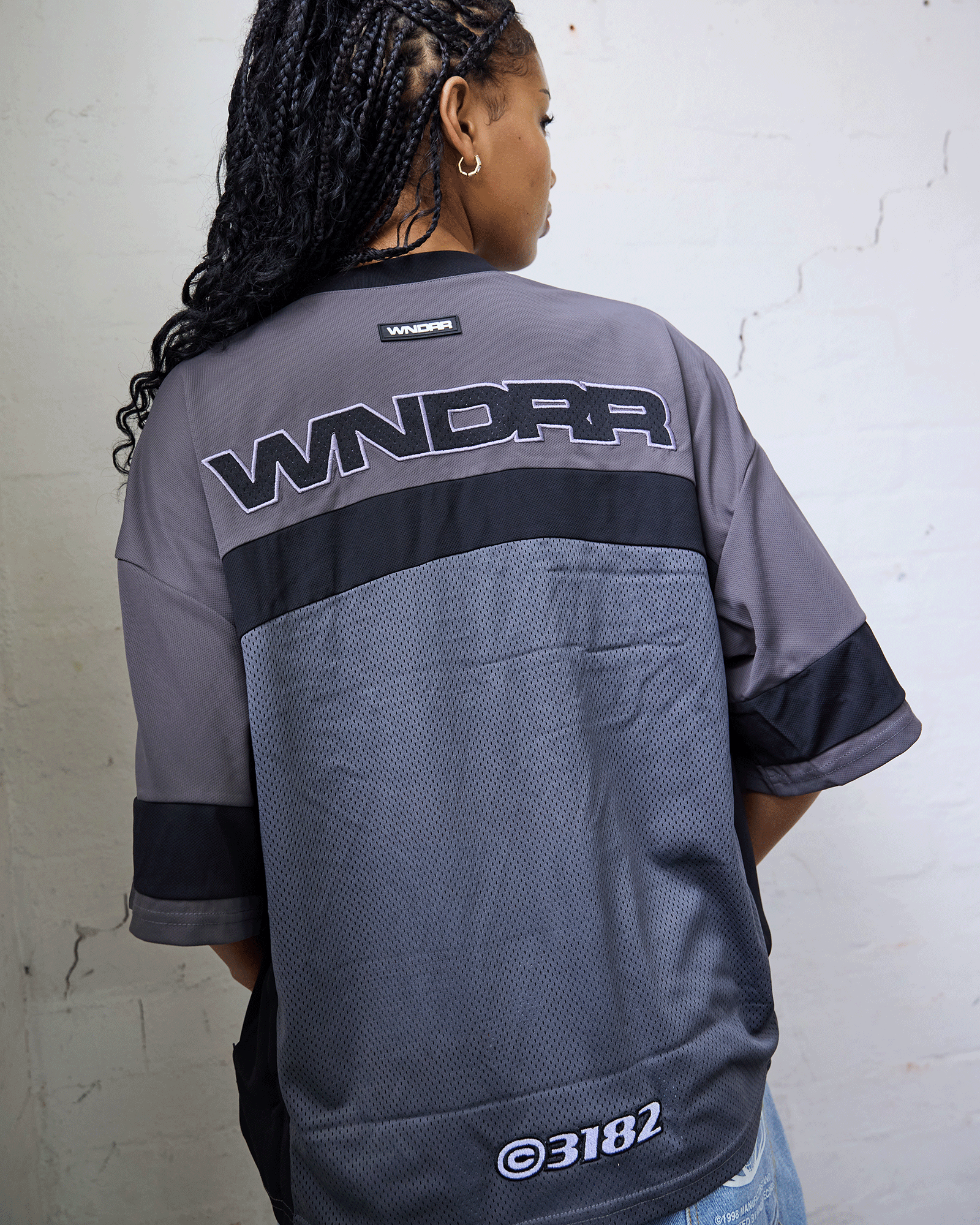 STADIUM QUARTERBACK JERSEY - IRON/BLACK