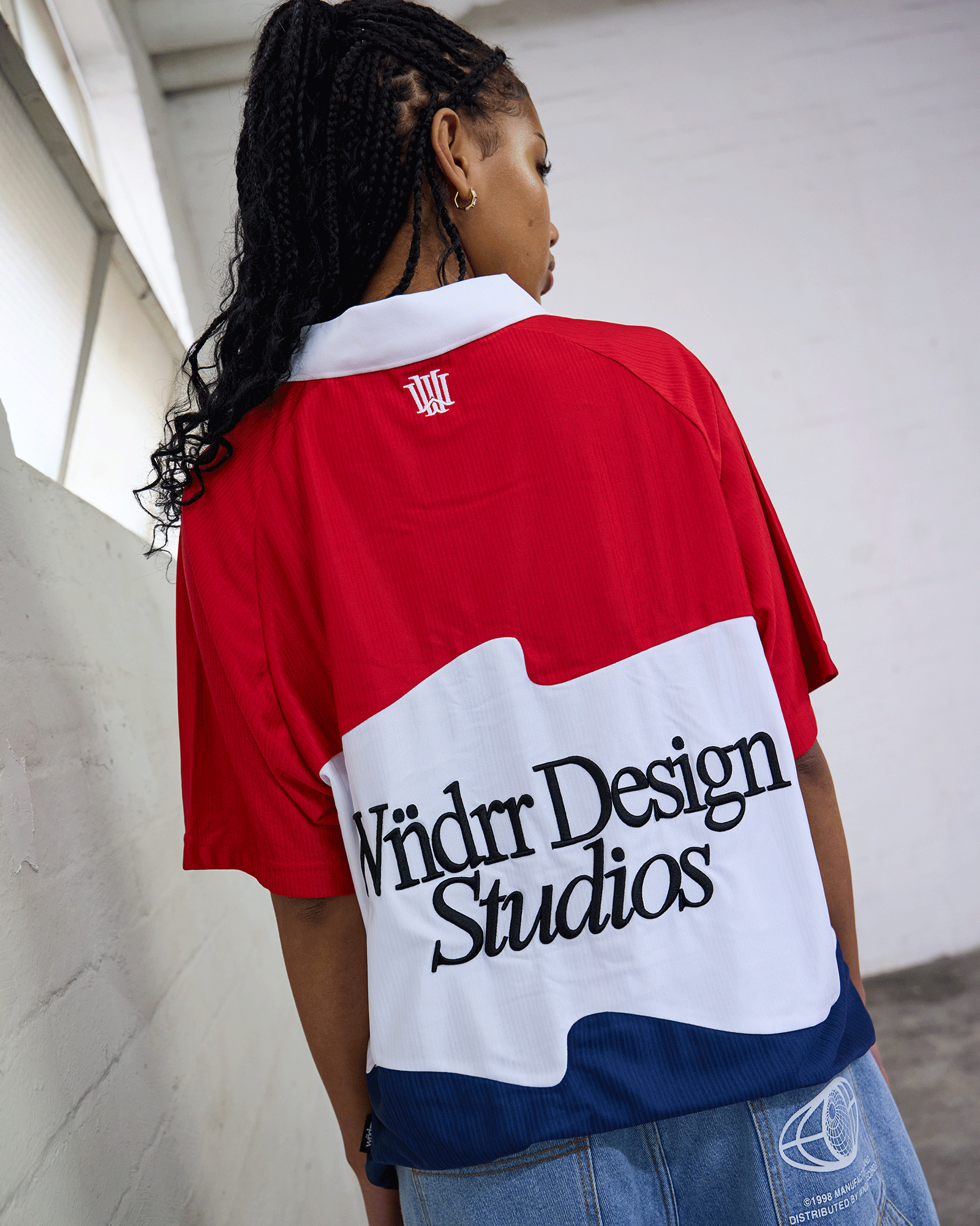 ATELIER FOOTBALL JERSEY - RED/BLUE