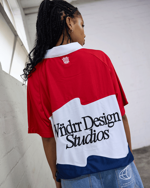 ATELIER FOOTBALL JERSEY - RED/BLUE