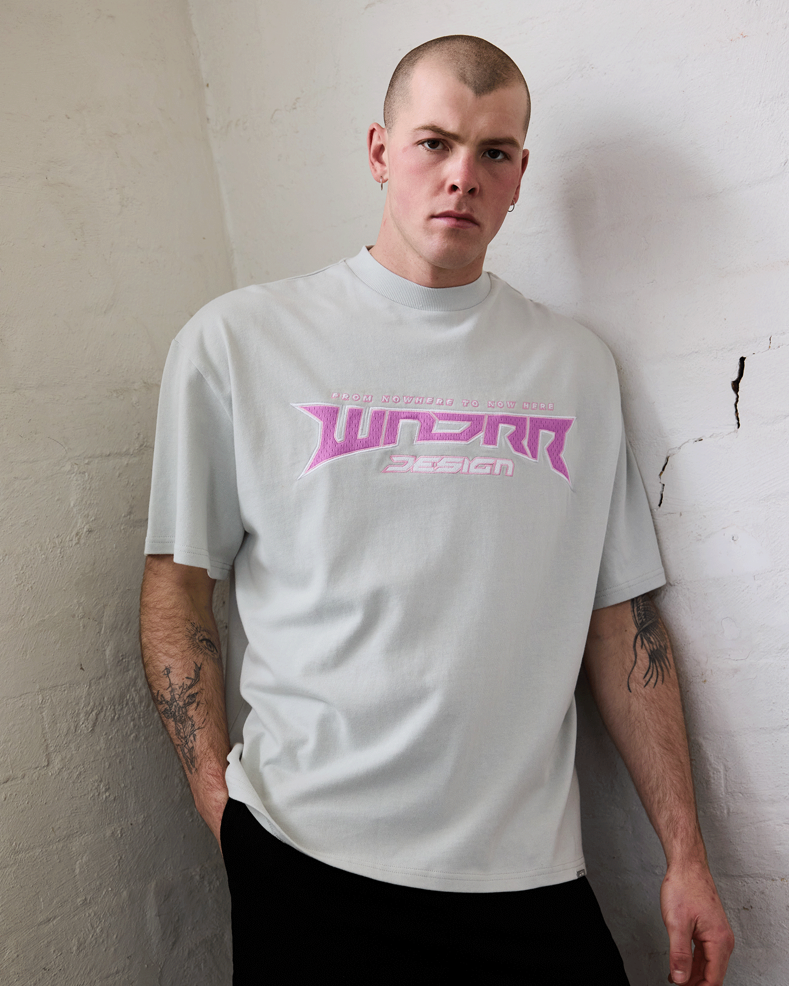 PULSE HEAVY WEIGHT TEE - OYSTER