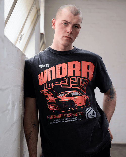 TORQUE BOX FIT TEE - WASHED BLACK