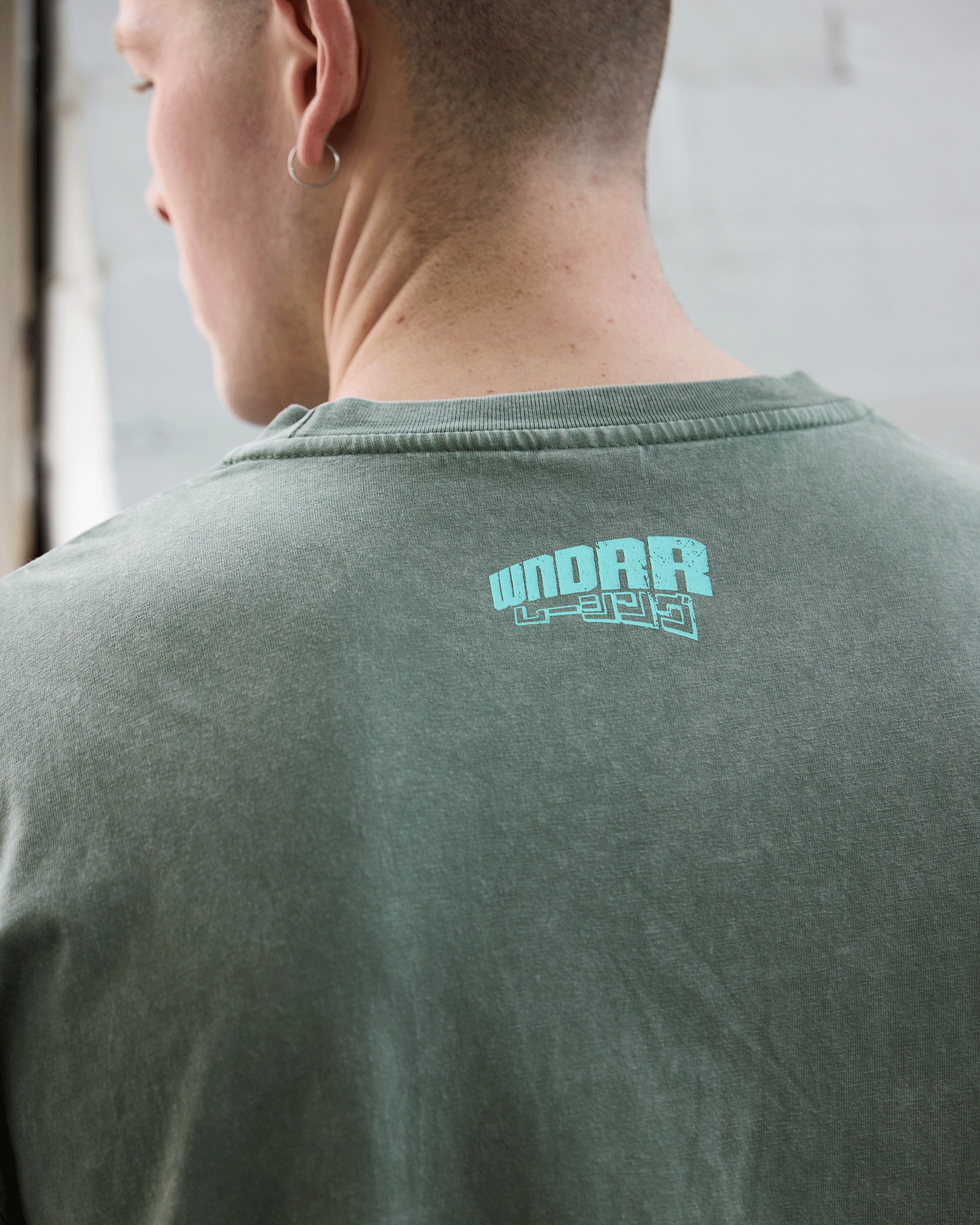 TORQUE BOX FIT TEE - WASHED GREEN