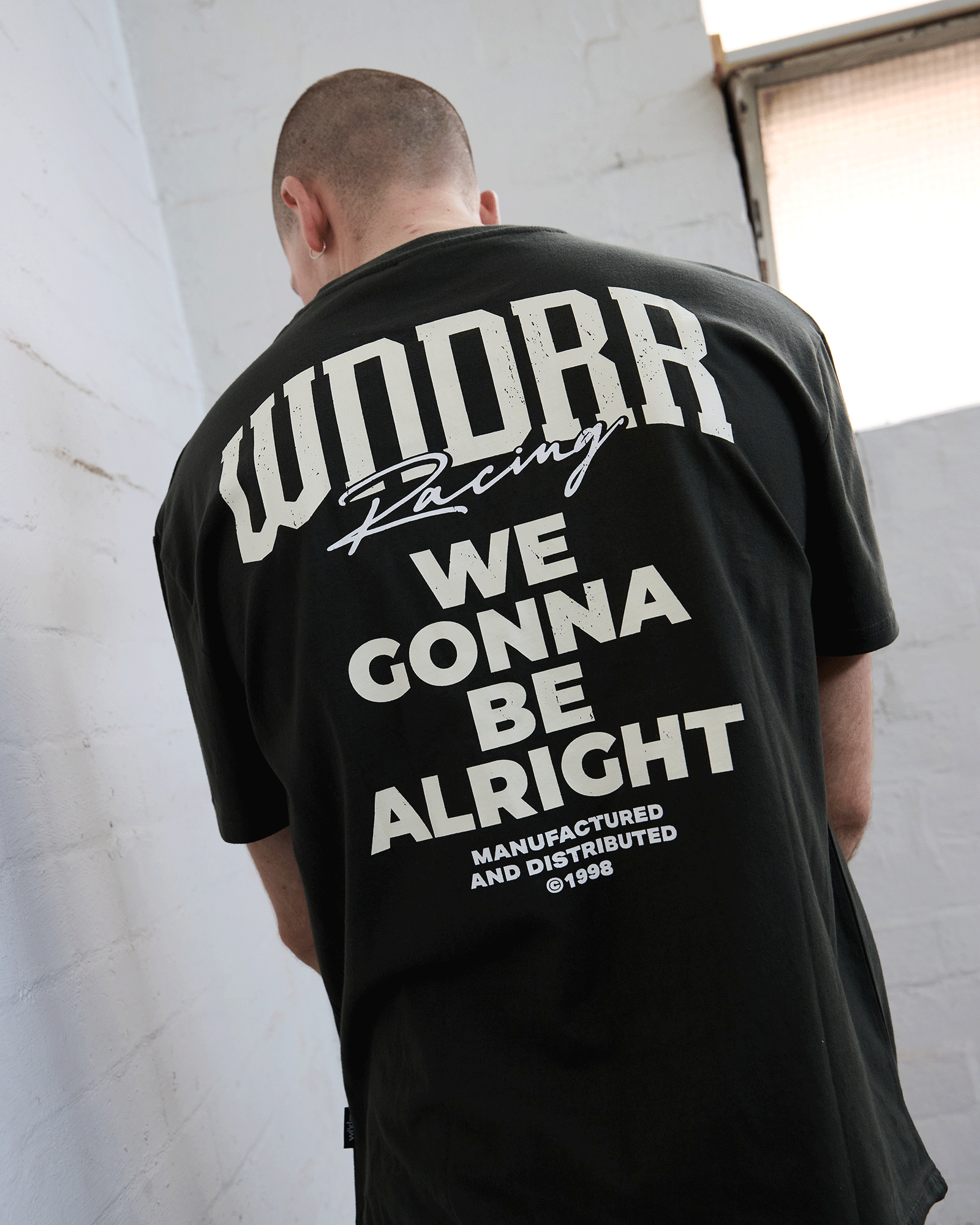 SWERVE BOX FIT TEE - INK