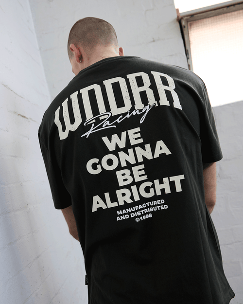 SWERVE BOX FIT TEE - INK