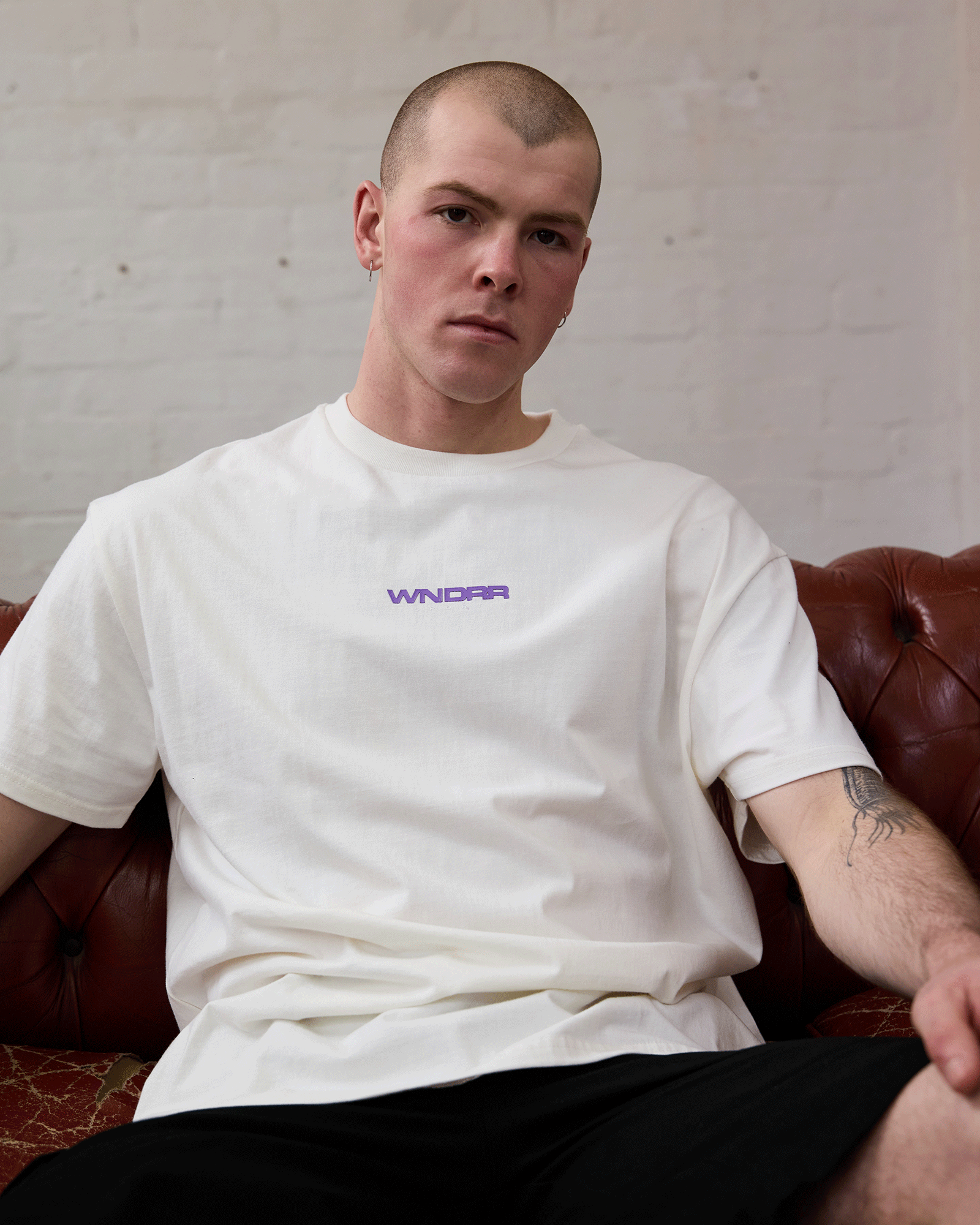 COLLECTIVE BOX FIT TEE - OFF WHITE