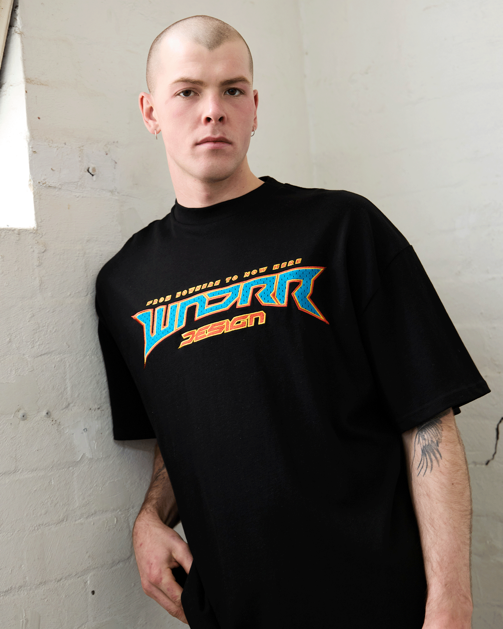 PULSE HEAVY WEIGHT TEE - BLACK