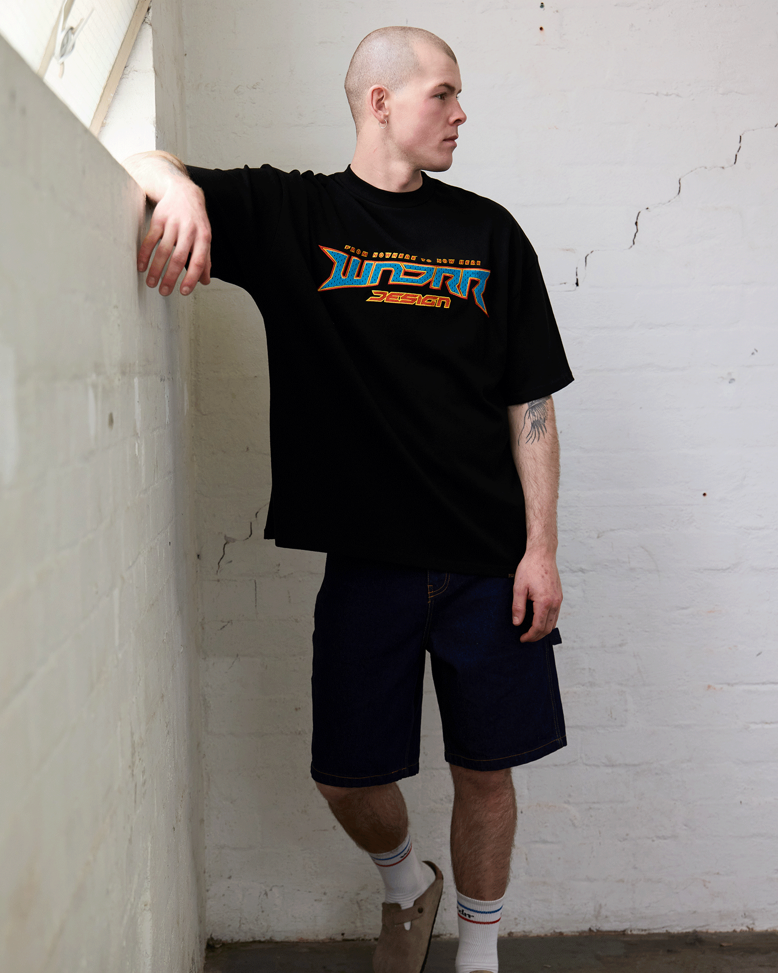 PULSE HEAVY WEIGHT TEE - BLACK