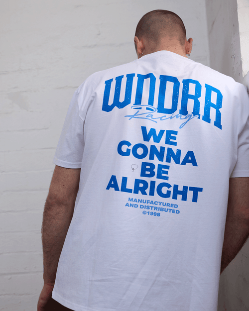 SWERVE BOX FIT TEE - WHITE