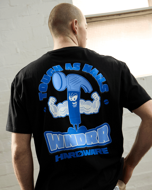 HARDWARE BOX FIT TEE - BLACK
