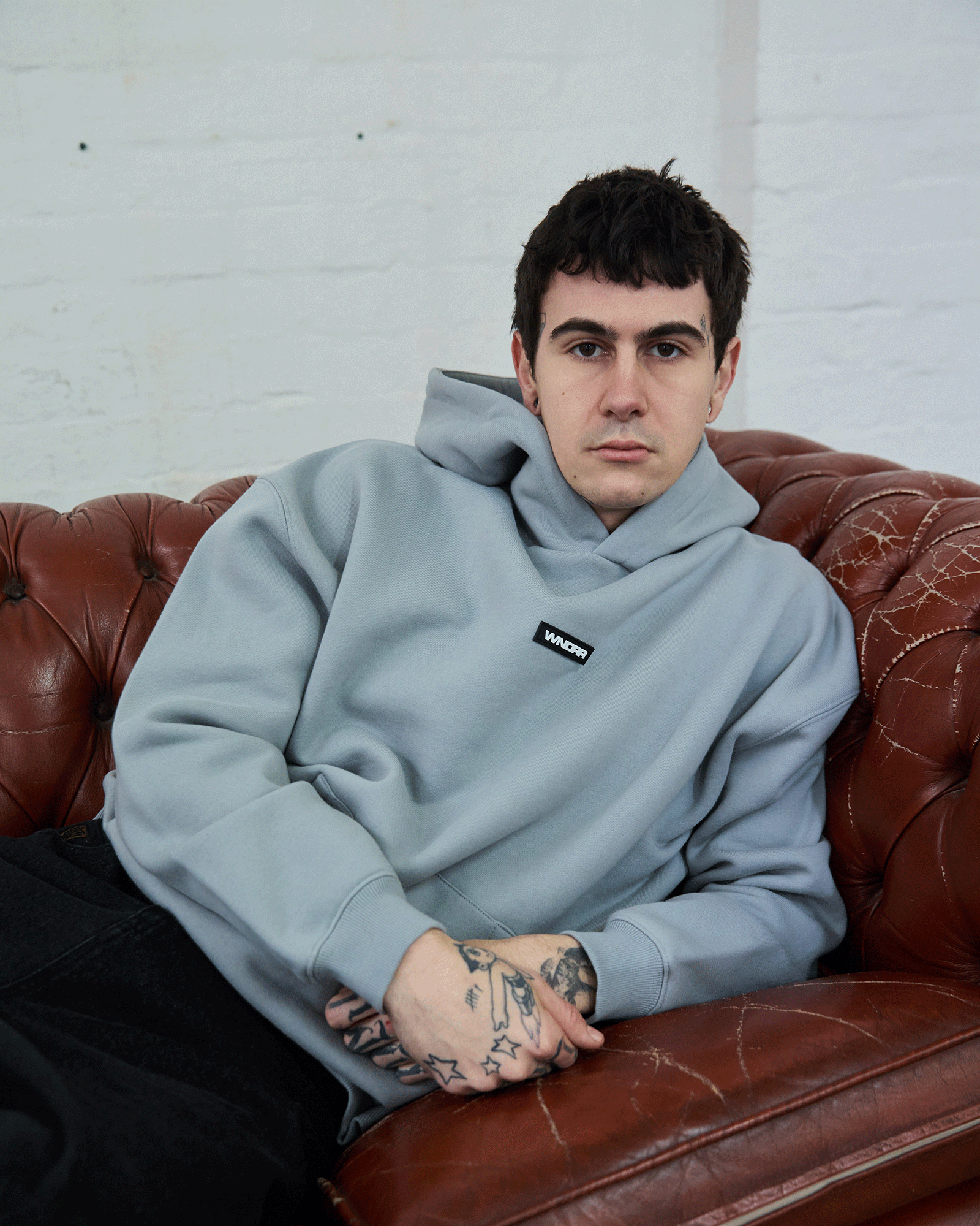 HEX HOOD SWEAT - CEMENT GREY
