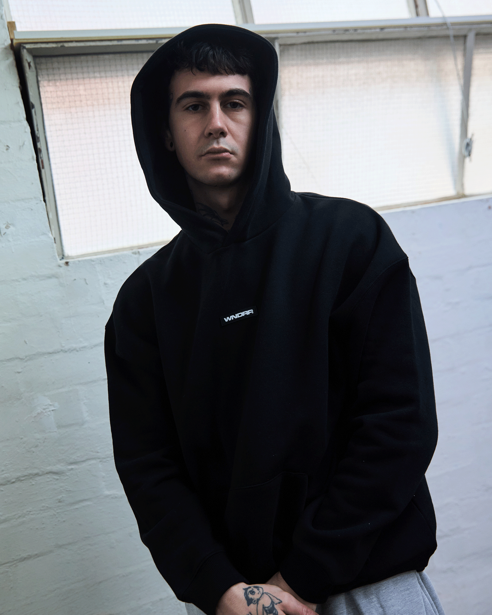 HEX HOOD SWEAT - BLACK
