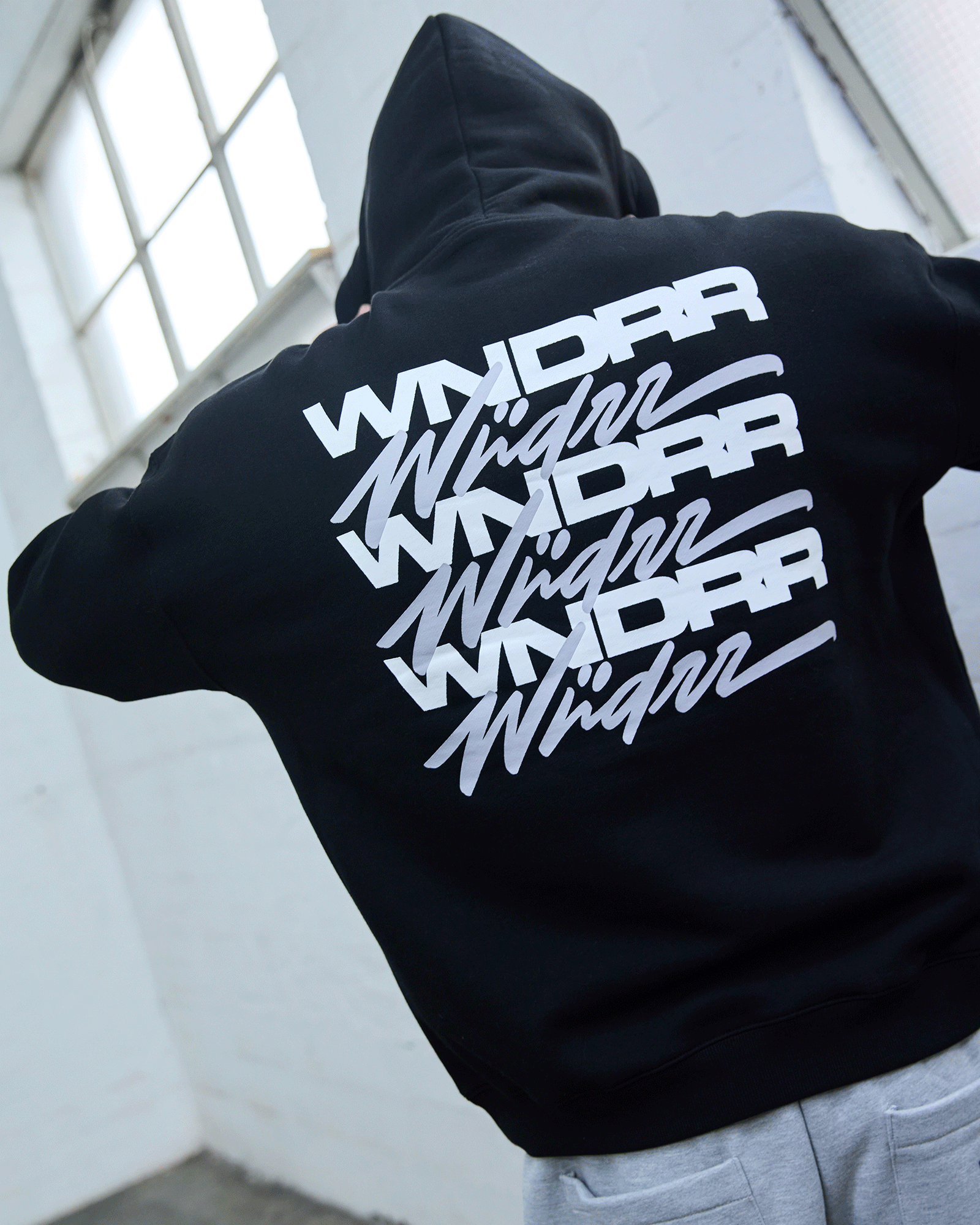 HEX HOOD SWEAT - BLACK