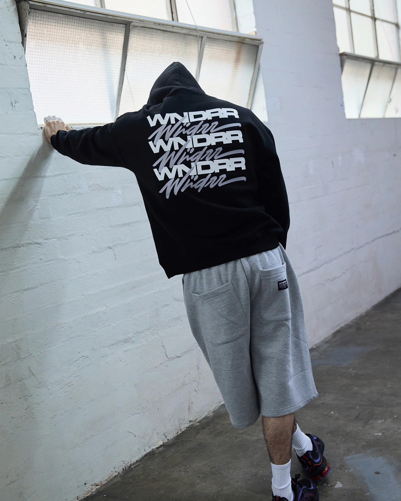 HEX HOOD SWEAT - BLACK