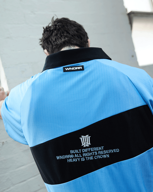 INCLINE FOOTBALL JERSEY - BLUE/BLACK